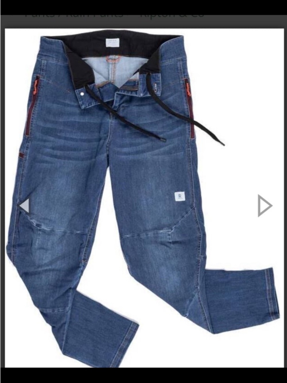 Ripton & Co. Performance Denim Bike Pants Jants - Size Small